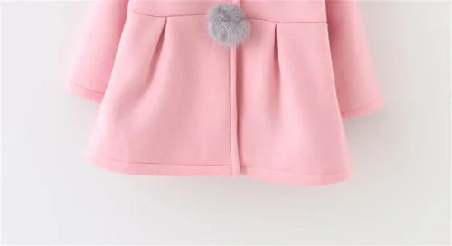 Vista 7 de MINKIDFASHION Abrigo cálido de algodón para niñas de invierno y otoño