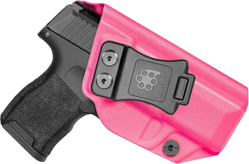 Vista 18 de Amberide IWB Funda Kydex para SIG Sauer P365 / P365 SAS / P365X, transporte oculto, opciones MOS y no MOS disponibles, inclinación ajustable