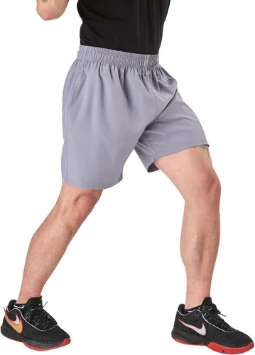 Vista 4 de Ultra Performance Pantalones cortos de entrenamiento para hombre, paquete de 4 pantalones cortos deportivos de secado rápido para hombre