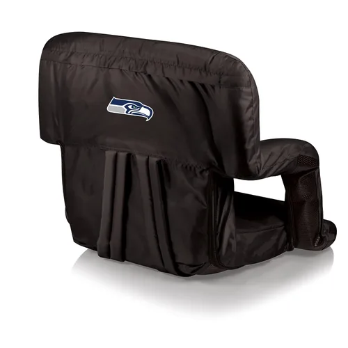 Vista 9 de PICNIC TIME Silla reclinable portátil con asiento Ventura de San Francisco 49ers negro