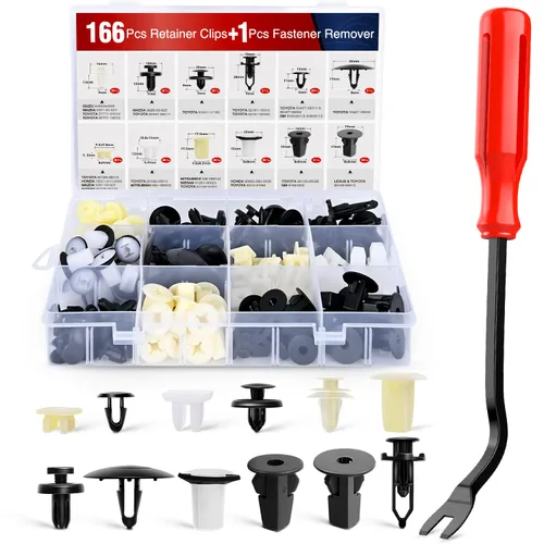 Vista 9 de Nilight 150 piezas de sujetadores de parachoques tipo empuje, clips de remache universales para automóviles y sujetadores para parachoques