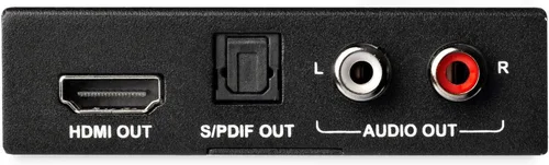 Vista 4 de Extractor de audio HDMI 4K separa audio de señal HDMI para salida a O digital