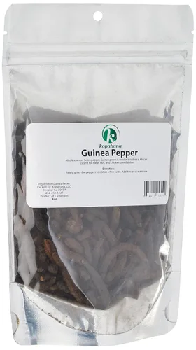 Vista 4 de KOPABANA Pimienta de Guinea Aframomum melegueta Pimienta Selim Granos de Selim 4oz