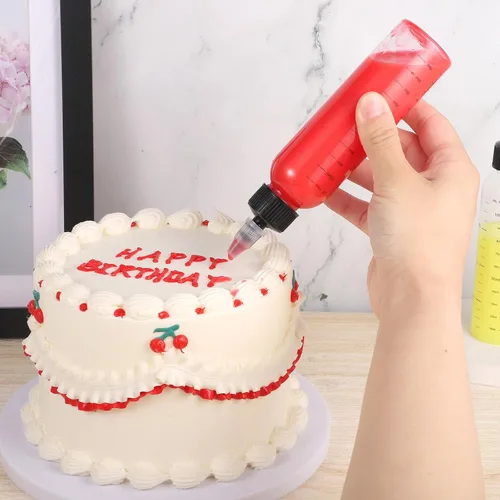 Vista 5 de BESARME Paquete de 2 botellas aplicadoras para aceite para el cabello, botellas de plástico de 4 onzas con escala graduada transparente Root Hair