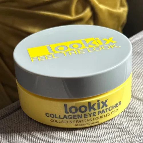 Vista 6 de Parches de colágeno para debajo de los ojos, tratamiento antienvejecimiento, círculos oscuros e hinchados para los ojos, hidrata y reafirma la piel