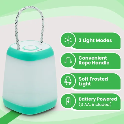 Vista 3 de LitezAll Mini linterna con mango de cuerda, luz de 360 grados, ideal para luces de campamento y linternas, linterna LED, linternas portátiles