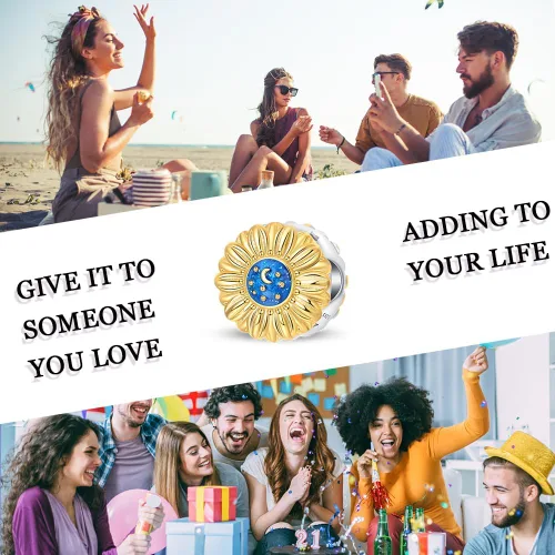 Vista 182 de LNQOBU Happy Life - Colgante para pulseras de abalorios, plata de ley 925 para mujer (con un espaciador de cuentas)