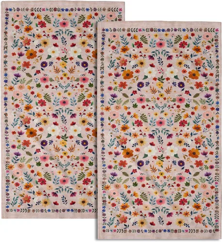 Vista 10 de Toalla de mano de baño de ancla, 2 piezas, toallas de mano absorbentes náuticas a rayas blancas, anclajes marinos, toalla facial suave
