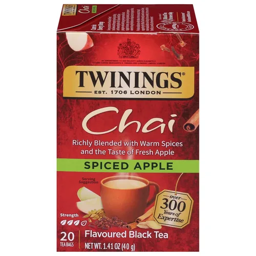 Vista 129 de Twinings Bolsas de té negro Blackcurrant Breeze envueltas individualmente, 20 unidades (paquete de 1), dulce, sabor picante, con cafeína, disfruta