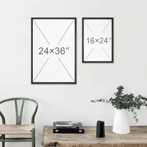 Vista 6 de MUDECOR Lienzo enmarcado para pared, juego de arte de acuarela pastel, bosque de pinos, naturaleza silvestre, ilustraciones modernas, decorativas