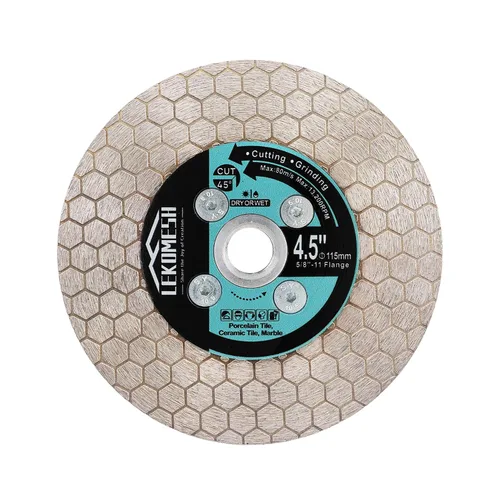 Vista 12 de Disco de corte de diamante de 4 pulgadas/105MM - Hoja de sierra para azulejos, rueda de corte, discos de diamante de doble cara para cortar y moler