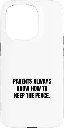 Vista 14 de iPhone XR Parents always know how to keep the peace. Case