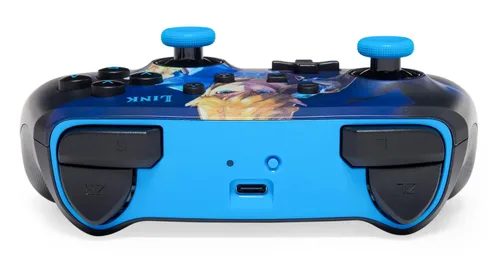 Vista 7 de PowerA Enhanced Wireless Controller for Nintendo Switch with Lumectra - Wake Up Link, Gamepad, Game Controller, Bluetooth Controller, Rechargeable