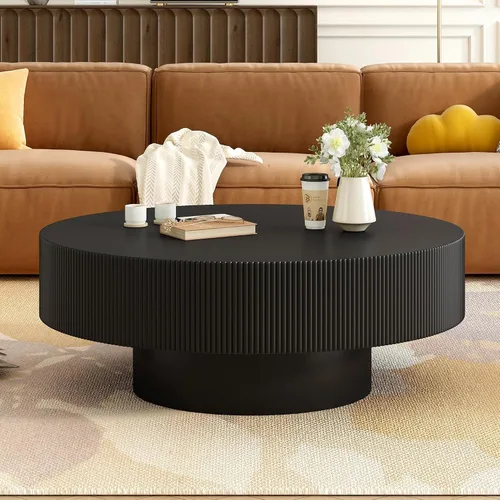 Vista 10 de WILLIAMSPACE Mesa auxiliar redonda de 15.74 pulgadas con patrón de Marte para sala de estar, moderna mesa auxiliar de fibra de vidrio circular tipo