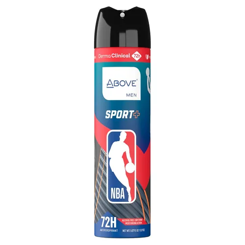 Vista 6 de Above NBA - Desodorante antitranspirante en aerosol para hombres CHAMPION EDITION Protección contra el sudor y el olor 72H Desodorante