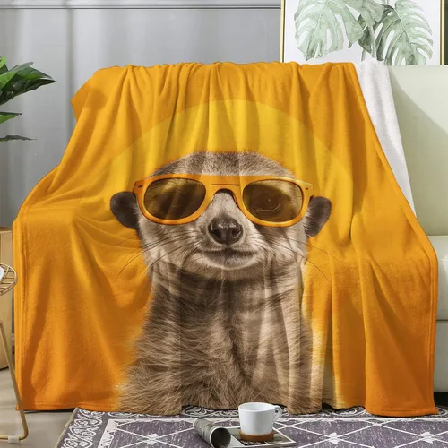 Vista 11 de Highland Cow - Manta de vellón para sofá o cama, lindas mantas y mantas con dibujos animados, súper suave y acogedora manta de franela de felpa