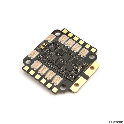 Vista 2 de Tekko32 F4 Metal 65A 4in1 ESC BLHELI32 4-6S 128K Sensor de corriente analógico integrado F4 MCU para RC Drone FPV Racing DIY Toy