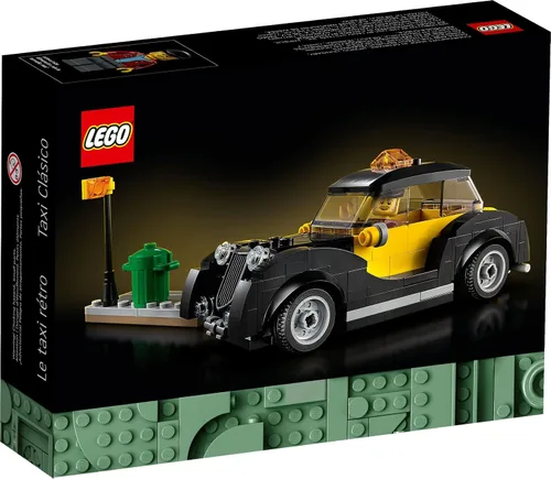 Vista 2 de Lego Taxi Vintage 40532 Juego de Construcción Exclusivo