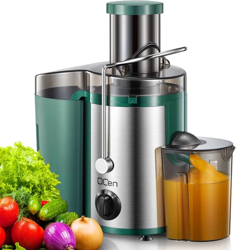 Vista 2 de Qcen 500W Juicer Machine Green y Electric Citrus Juicer Exprimidor Paquete