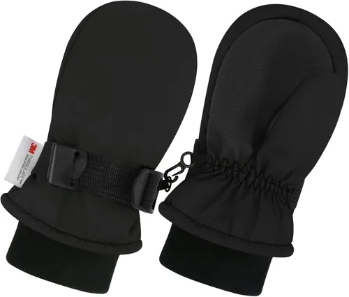 Vista 11 de Sarfel Guantes impermeables para niños pequeños, guantes de esquí, guantes de nieve, guantes para bebé, Thinsulate 1-7 años