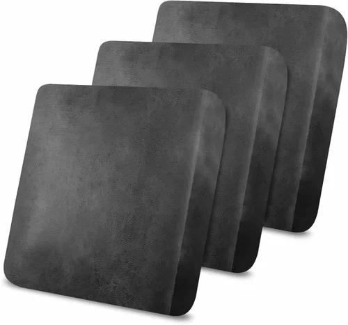 Vista 11 de Fundas de cojín tipo cuero para sofá, juego de fundas protectoras de muebles para sillón seccional, sofá biplaza de tela de elastano elástica