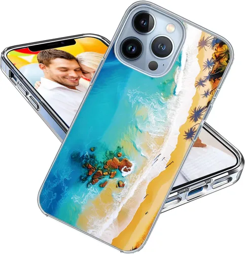 Vista 16 de Funda protectora para iPhone 13 Pro Max para niñas, mujeres y hombres, a prueba de golpes, delgada, suave, TPU transparente, funda protectora