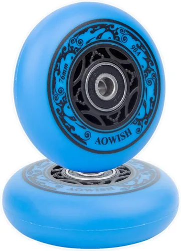 Vista 11 de Ruedas Ripsurf 90a de 2.992 in con rodamientos ABEC-9 para RipStik DLX Caster Board, Deluxe Junior Skateboard, patineta giratoria de 2 ruedas Negro