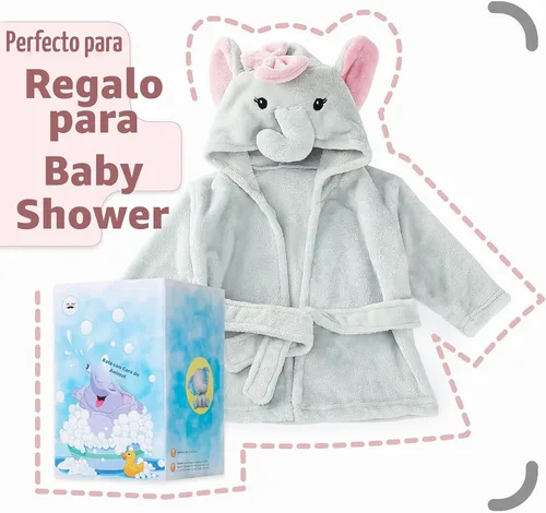 Vista 6 de Mr. Pen - Bata de felpa para bebé, unisex, de 0 a 9 meses, bata de felpa para bebé