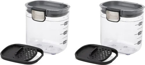 Vista 4 de Progressive PKS-401 Mini Prokeeper+ Recipiente de almacenamiento hermético de silicona de 1.5 tazas, ideal para especias y accesorios para hornear