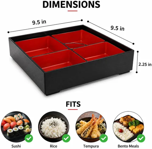 Vista 4 de Bento Box, Negro