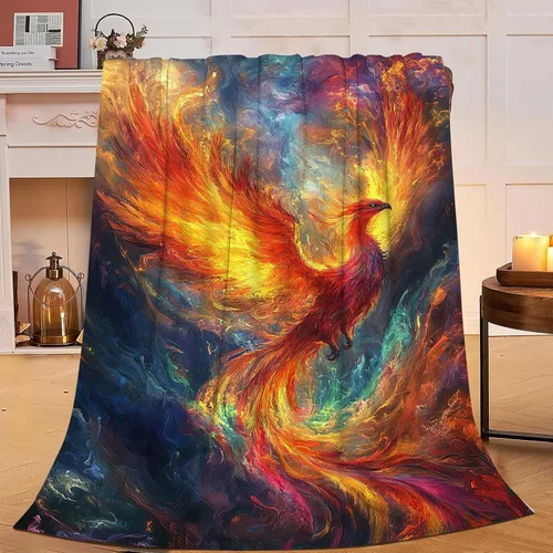 Vista 219 de Manta de águila con la bandera estadounidense y águila calva, regalos para niños, niñas, niños, adultos, mujeres y hombres, suave, acogedora, cálida