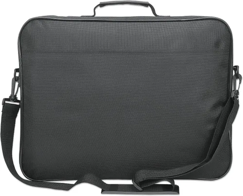 Vista 6 de MANHATTAN Bolsa de hombro para portátil - Estilo delgado maletín, apertura de concha, compartimentos acolchados