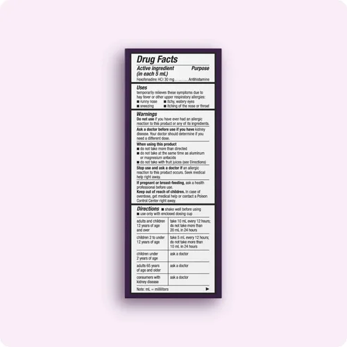 Vista 2 de 12 Horas de Alivio de la alergia, cereza, 4 onzas, CHATTEM531277, 1, 1