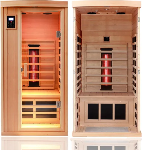 Vista 14 de Respaldo universal para sauna en forma de S (madera de cicuta canadiense premium)