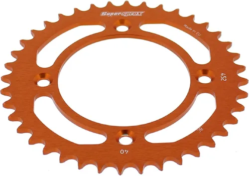 Vista 3 de Supersprox RAL-452-40-ORG Piñón de aluminio naranja para KTM SX 50 14-19