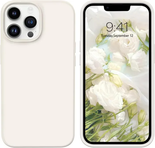 Vista 108 de GUAGUA Funda compatible con iPhone 17 Pro Max de 6.9 pulgadas, silicona líquida, goma de gel suave, delgada, forro de microfibra delgada