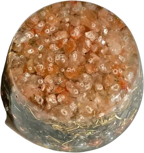Vista 10 de Generador de orgón Buster de un solo cristal de ojo de tigre Acumulador de energía ¡Herramienta de regalo perfecta! ¡Orgonita muchos ingredientes