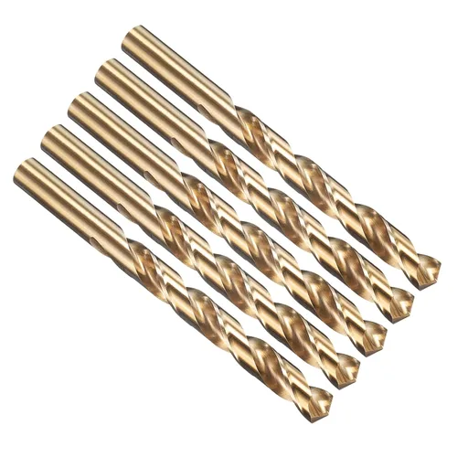 Vista 100 de PATIKIL Broca Jobber de 0.039 in, vástago recto M35 cobalto 5% acero de alta velocidad 135° acabado dorado para metal duro de acero inoxidable - 2