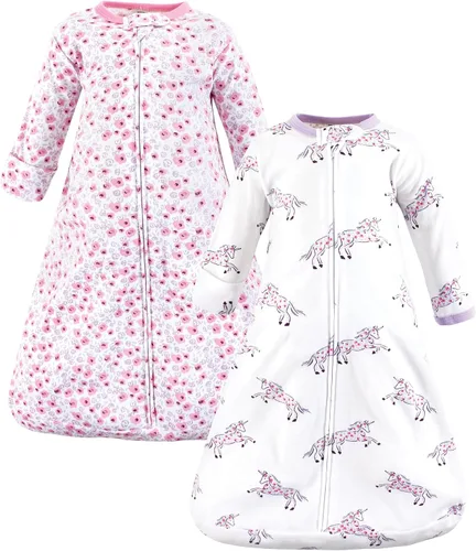 Vista 46 de Hudson Baby Saco de dormir unisex de algodón con manga larga para bebé, saco, manta