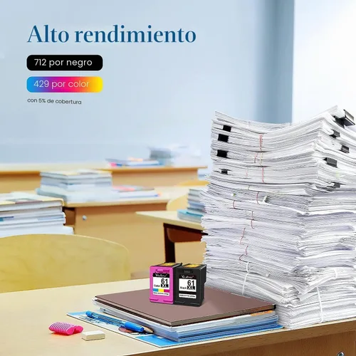 Vista 3 de Valuetoner 61XL - Cartuchos de tinta de repuesto para HP 61, paquete combinado de cartuchos de tinta 61XL, funciona con impresoras HP Envy 4500 4502