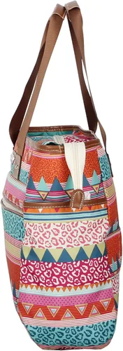 Vista 3 de Lily Bloom Bolso de mano con patrón para mujer, bolso de mano de gran capacidad, bolso de hombro
