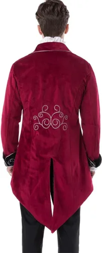 Vista 7 de Chaqueta victoriana steampunk para hombre, estilo vintage, traje gótico