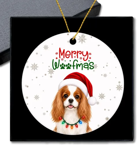 Vista 30 de Shiba Inu Gifts - Adornos navideños de cerámica para árbol y auto