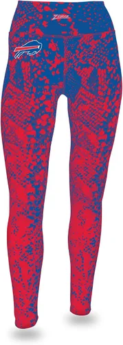 Vista 27 de Zubaz NFL Mallas para mujer de longitud completa de cintura alta básica 1.0