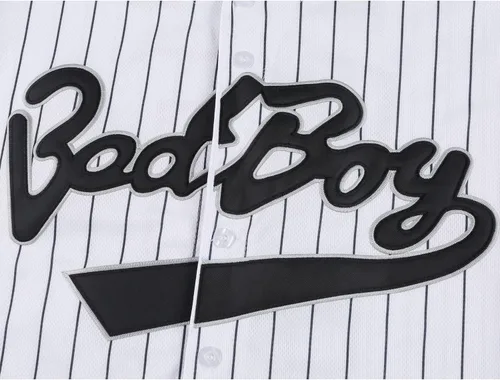 Vista 5 de Traje de los años 90 para hombre, unisex Badboy #10 Hip Hop Party Loose Baseball Jersey Shirt Ropa Mujer
