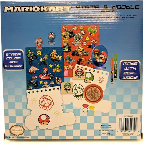 Vista 2 de Set de sellos y garabatos Mariokart