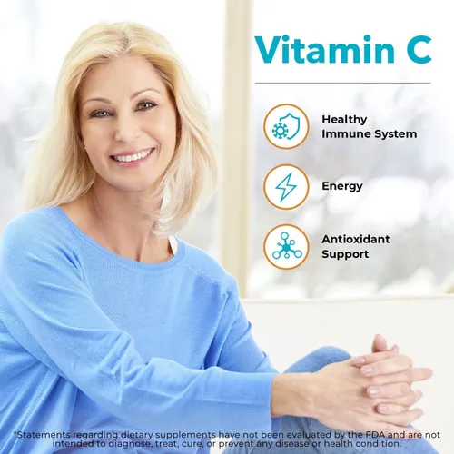 Vista 3 de Juvenon Suplemento de defensa del bienestar inmunológico con vitamina C, cinc quelado, refuerzo inmunológico, beneficios antioxidantes para adultos