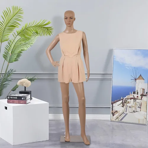Vista 6 de Maniquí de torso de maniquí de 69 pulgadas, soporte de modelo de cuerpo completo para mujer con base de metal para exhibir mujeres, giros realistas