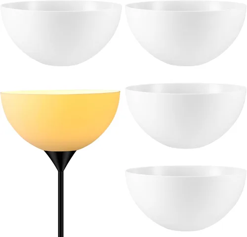 Vista 10 de Vaguelly - Pantalla de lámpara de mesa de plástico de 10.03 x 10.03 x 4.72 pulgadas, para escritorio del hogar, pantalla de repuesto suave