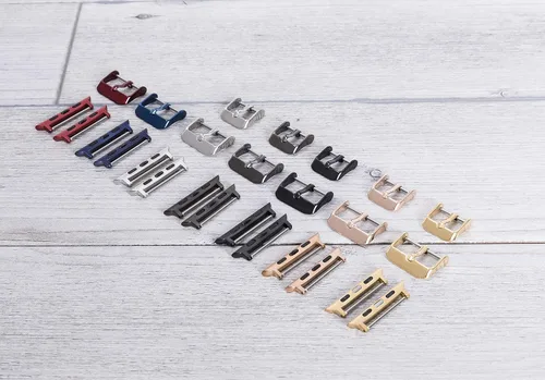 Vista 8 de Correa de cuero de grano completo para Apple Watch series 1-11 y SE 1-3 y Ultra 1-3
